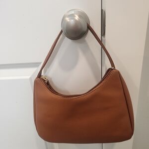 NWT The Limited Cognac Vegan Shoulder Bag Hobo Scandi Style